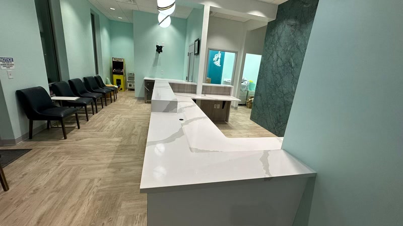 Commercial reception space